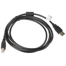 Lanberg USB kábel (fekete, 1,8 m, USB-A - USB-B, USB 2.0, 480 Mb/s, ferrit, aranyozott csatlakozók)