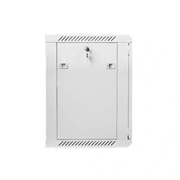 Lanberg fali rackszekrény (19", 12U, 600x450 mm, lapraszerelt, szürke)
