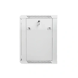 Lanberg fali rackszekrény (19", 12U, 600x450 mm, lapraszerelt, szürke)