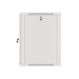 Lanberg fali rackszekrény (19", 15U, 600x600 mm, üvegajtó, lapraszerelt, szürke)