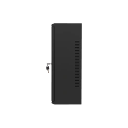 Lanberg fali rackszekrény (19", 6U+3U, 540x200 mm, alacsony profil, összeszerelt, fekete)
