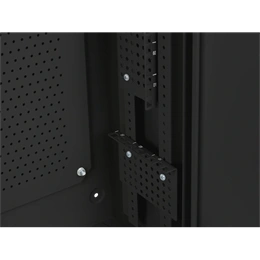 Lanberg fali rackszekrény (19", 6U+3U, 540x200 mm, alacsony profil, összeszerelt, fekete)