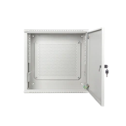 Lanberg fali rackszekrény (19", 6U+3U, 540x200 mm, alacsony profilú, összeszerelt, szürke)