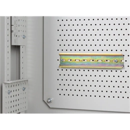 Lanberg fali rackszekrény (19", 6U+3U, 540x200 mm, alacsony profilú, összeszerelt, szürke)
