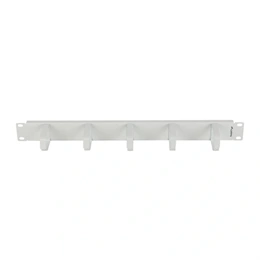 Lanberg gyűrűs kábelrendező panel (19", 1U, 5 fém gyűrű, szürke)