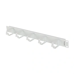 Lanberg gyűrűs kábelrendező panel (19", 1U, 5 fém gyűrű, szürke)