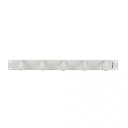 Lanberg gyűrűs kábelrendező panel (19", 1U, 5 fém gyűrű, szürke)