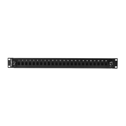 Lanberg optikai patch panel (19", 1U, 24 port, SC simplex/LC duplex, fekete)