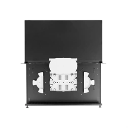 Lanberg optikai patch panel (19", 1U, 24 port, SC simplex/LC duplex, fekete)