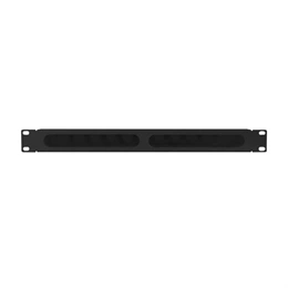 Lanberg rackszekrény kábelrendező (19", 1U, levehető fedél, átvezető nyílás, 70mm mély, fekete)