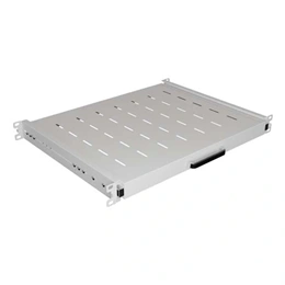 Lanberg rackszekrény kihúzható polc (19", 1U, 350mm mély, max. 35 kg, szürke)