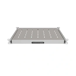 Lanberg rackszekrény kihúzható polc (19", 1U, 350mm mély, max. 35 kg, szürke)