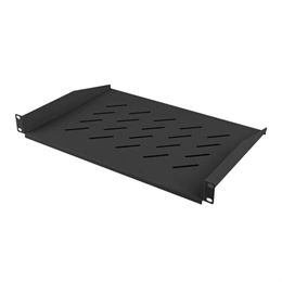 Lanberg rackszekrény polc (19", 1U, fix, 315mm mély, 25kg, fekete)