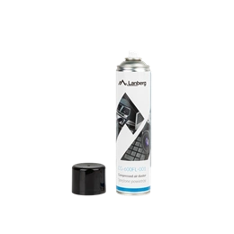 Lanberg sűrített levegő spray (600 ml, cső tartozék, 285 mm magasság, 63 mm átmérő, 443 g)
