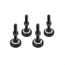 Lanberg szintezőláb (M10, 4 db, 78 mm, max statikus terhelés 60 kg, fekete)