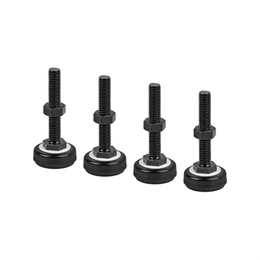 Lanberg szintezőláb (M10, 4 db, 78 mm, max statikus terhelés 60 kg, fekete)