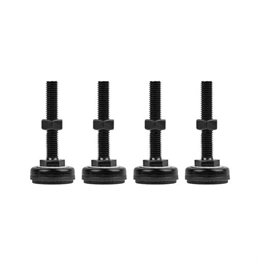 Lanberg szintezőláb (M10, 4 db, 78 mm, max statikus terhelés 60 kg, fekete)