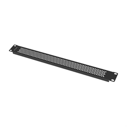 Lanberg takarópanel (19", 1U, perforált, acél, fekete)