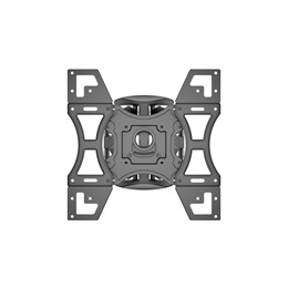 MULTIBRACKETS Flexarm Full Motion dupla fali konzol (40"-70", VESA 400x400, max. 45 kg, fekete)