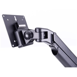 MULTIBRACKETS asztali konzol (2 képernyős, 15-28", VESA 75x75/100x100, fehér, gázrugós)