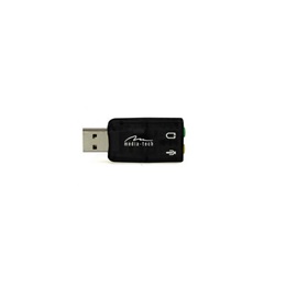 Media-Tech USB hangkártya (virtuális 5.1, USB 2.0, 2x 3,5 mm jack, külső)