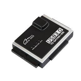 Media-Tech átalakító USB 3.0 - SATA/IDE (USB 3.0, SATA I-III, IDE, fekete)