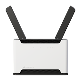 MikroTik Chateau LTE18 router (LTE, Wi-Fi 6, 2,4 GHz és 5 GHz, 4x1000 Mbps LAN + 1x2500 Mbps, 1 GB RAM, 128 MB NAND)
