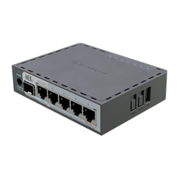 MikroTik hEX S (2025) router (5x Gigabit, 1x SFP 2,5G, USB 3.0, microSD, PoE-in/out, 512MB, 128MB)
