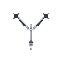 Multibrackets 2 karos asztali gázrugós konzol (15-32", VESA 75x75/100x100, max. 10 kg, ezüst)