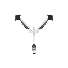 Multibrackets 2 karos asztali konzol (15-32", VESA 75x75/100x100, max. 10 kg, dönthető, forgatható, fehér)