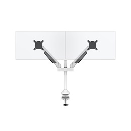 Multibrackets 2 karos asztali konzol (15-32", VESA 75x75/100x100, max. 10 kg, dönthető, forgatható, fehér)