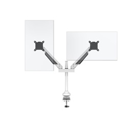 Multibrackets 2 karos asztali konzol (15-32", VESA 75x75/100x100, max. 10 kg, dönthető, forgatható, fehér)