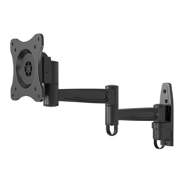 Multibrackets Flexarm 360 fali konzol (15-32", VESA 75/100/200, max 15 kg, dönthető, forgatható, fekete)