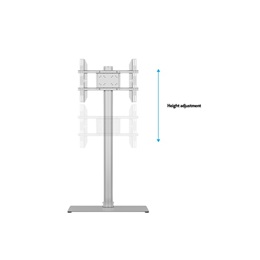 Multibrackets M Display Stand 180 padlóállvány (24-65", VESA 75x75-700x400 mm, max. terhelés 50 kg, ezüst)