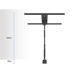 Multibrackets M VESA Flexarm Thin fali konzol (32"-55", VESA 600x400, max. 30 kg, fekete)