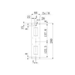 Multibrackets M VESA Flexarm Thin fali konzol (32"-55", VESA 600x400, max. 30 kg, fekete)
