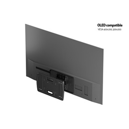 Multibrackets M VESA Super Slim fali konzol (32"-65", max. VESA 400x400, dönthető, forgatható, fekete, 40 kg)