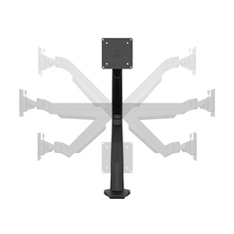 Multibrackets M gázrugós asztali konzol (15-34", VESA 75x75/100x100, max. 10 kg, ezüst)