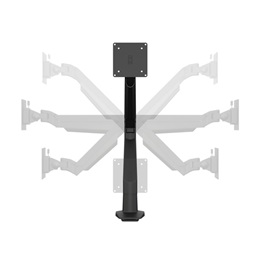 Multibrackets M gázrugós egykaros asztali konzol (15-34", VESA 75x75/100x100, max. 10 kg, fekete)