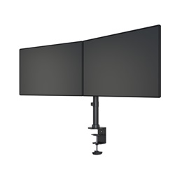 Multibrackets asztali konzol (2 képernyős, 15-27", VESA 75x75/100x100 mm, 8 kg/monitor, dönthető, forgatható, fekete)