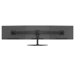 Multibrackets asztali monitorállvány, 3 képernyős rögzítőkar (15–24", VESA 75x75/100x100, dönthető, forgatható, fekete)
