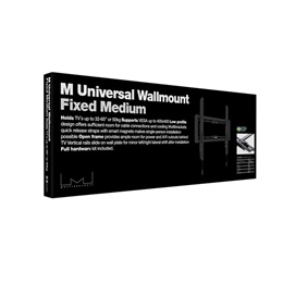 Multibrackets fix falitartó (32-65", max. VESA 400x400 mm, 50 kg, fekete)