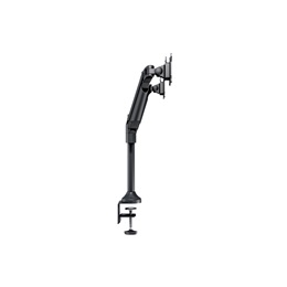 Multibrackets gázrugós 2 karos asztali monitor konzol (15-32", VESA 75x75/100x100, max. 10 kg, fekete)