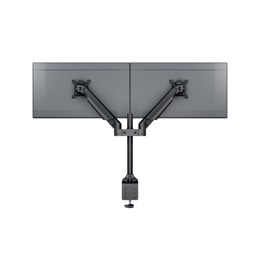 Multibrackets gázrugós 2 karos asztali monitor konzol (15-32", VESA 75x75/100x100, max. 10 kg, fekete)