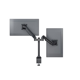 Multibrackets gázrugós 2 karos asztali monitor konzol (15-32", VESA 75x75/100x100, max. 10 kg, fekete)