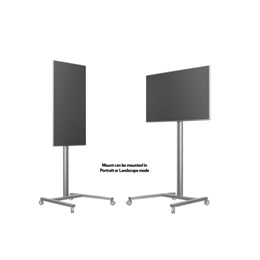 Multibrackets gurulós padlóállvány M Display Stand 180 Single (24-65", VESA 700x400, 50 kg, ezüst)
