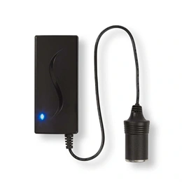 Nedis POCO100 tápegység (230 V AC 50 Hz bemenet, 12 V DC kimenet, 60 W, 5 A, szivargyújtó kimenet, Euro dugasz CEE 7/16,
