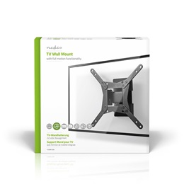 Nedis TVWM11BK fali tartó konzol (10-32", max. teherbírás 30 kg, dönthető, forgatható)