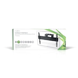 Nedis TVWM3551BK mozgatható fali TV/monitor tartó (37"-80", 35 kg, VESA 200x200/300x300/400x400/600x400, dönthető, kihúz