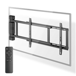 Nedis TVWM5860BK motoros fali konzol (32-75", VESA 400x400, 600x400, max. 60 kg, faltáv 56 mm, távirányítós, fekete)